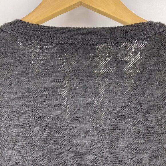 Anne Fontaine Sweater Wool Lace Up Knit - Picture 5 of 6